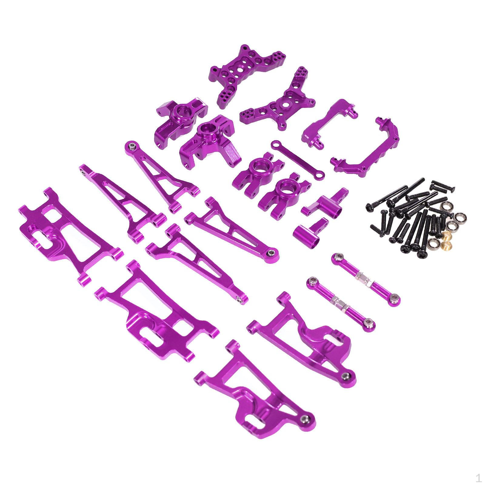 1/14 RC Car Upgrades Front and Rear Shock Aluminum Alloy DIY Accessories Accessory Lower violet
1/14 RC Car Upgrades Front and Rear Shock Aluminum Alloy DIY Accessories Accessory Lower violet