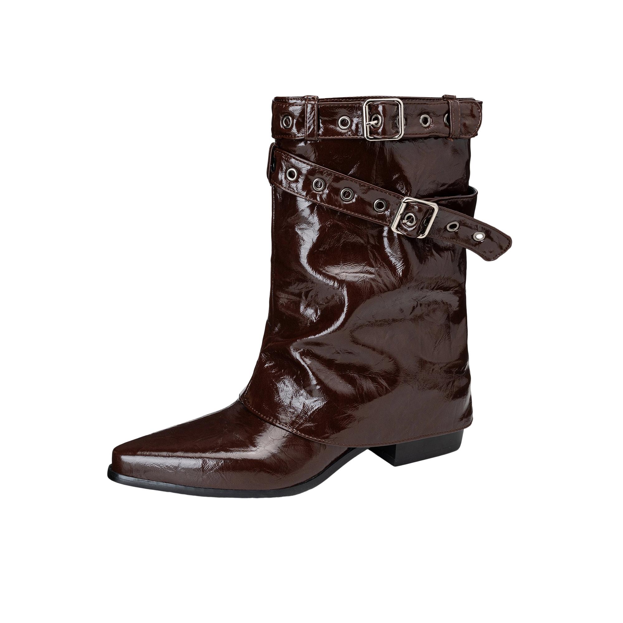 Женские полусапожки на низком каблуке осень и зима новые европейские и американские на толстом каблуке большого размера римские полусапожки средней высоты 48 коричневый
Женские полусапожки на низком каблуке осень и зима новые европейские и американские на толстом каблуке большого размера римские полусапожки средней высоты 48 коричневый