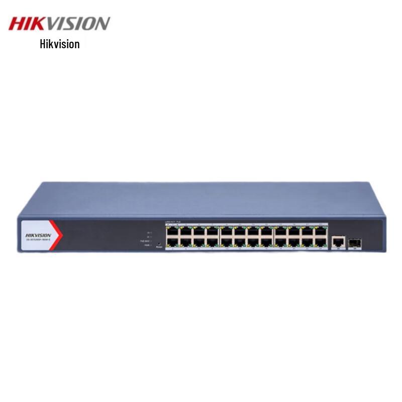 HIKVISION 26-Port Rackmount Gigabit Cloud PoE Switch CN plug (adapter included)
HIKVISION 26-Port Rackmount Gigabit Cloud PoE Switch CN plug (adapter included)