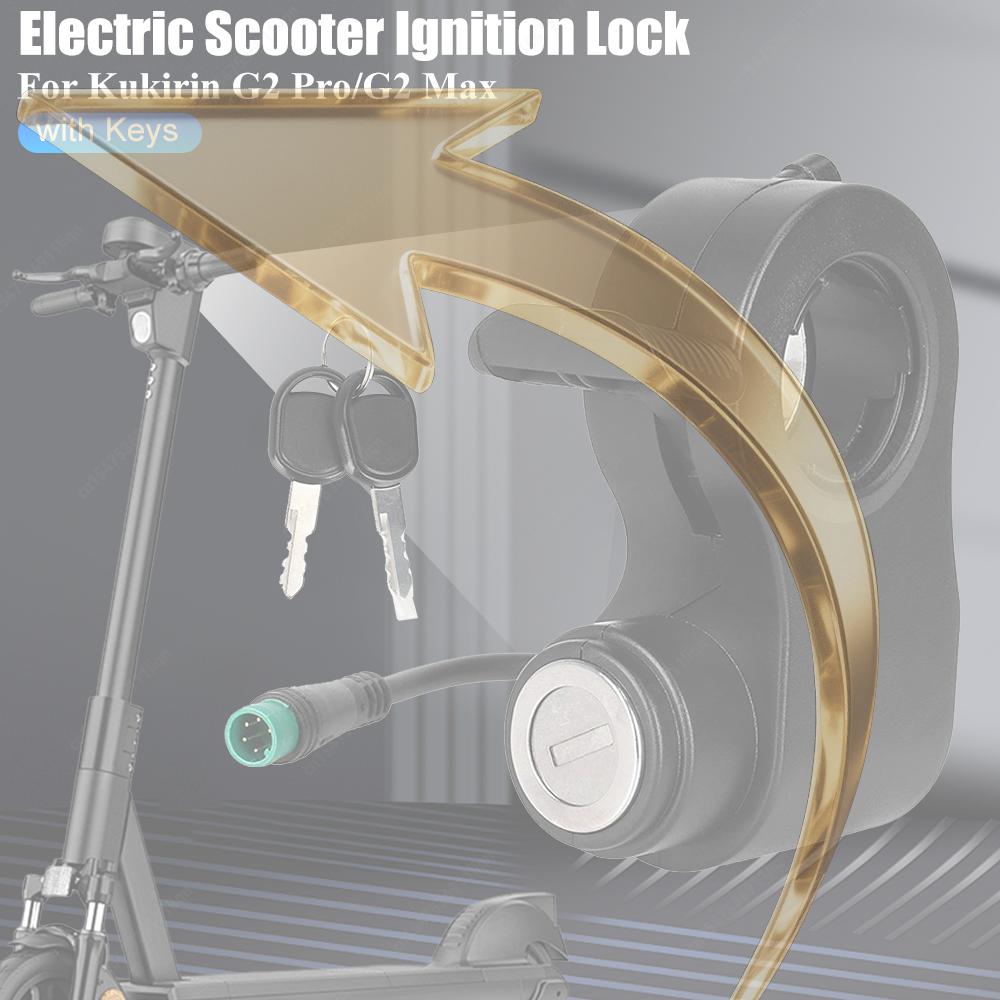 E-Scooter Ignition Lock with Keys Electric Scooter Ignition Lock Power Switch for Kukirin G2 Pro/Max Electric Scooter China Mainland
E-Scooter Ignition Lock with Keys Electric Scooter Ignition Lock Power Switch for Kukirin G2 Pro/Max Electric Scooter China Mainland