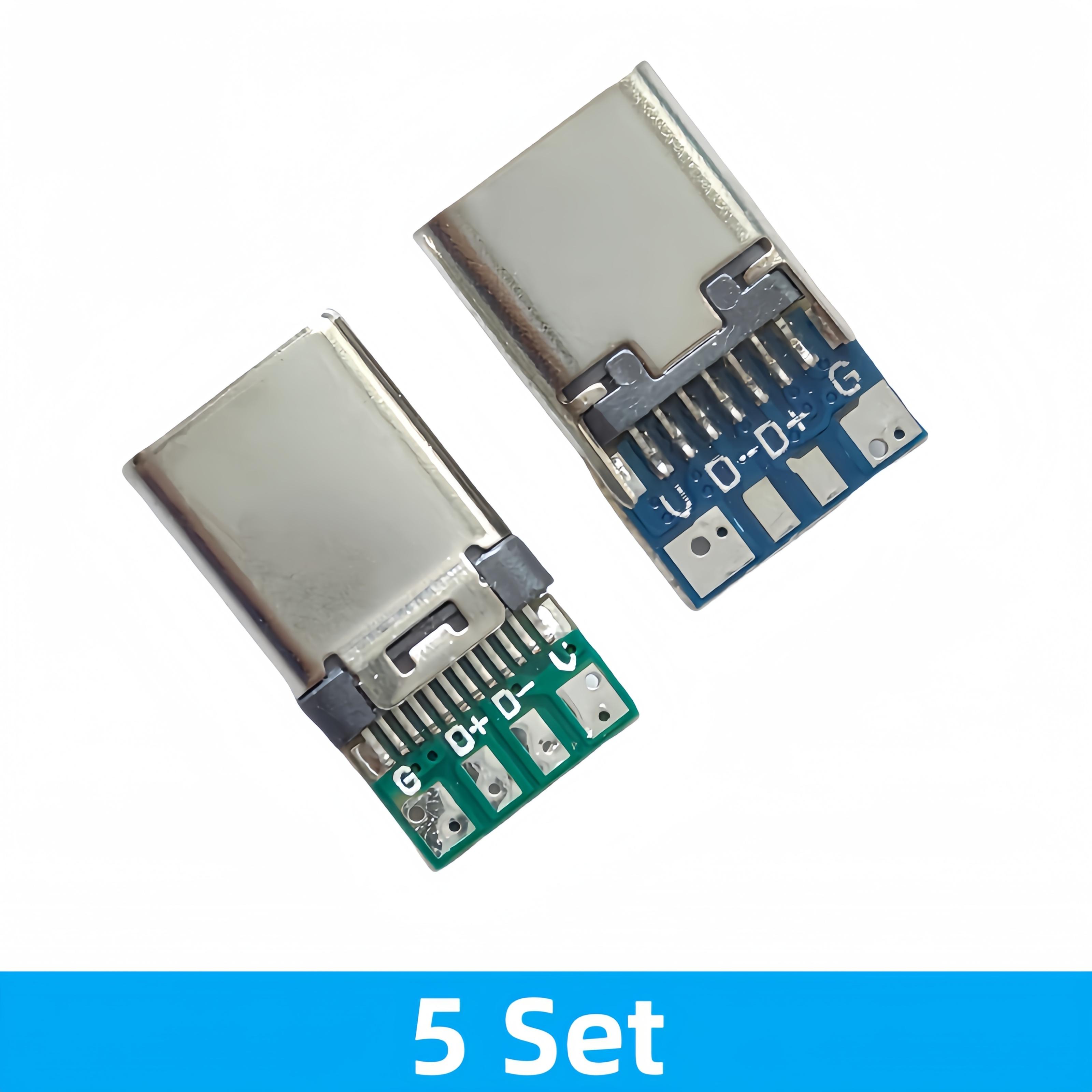 10pcs USB 3.1 Type-C Connector 24 Pins Male / Female Socket Receptacle Adapter to Solder Wire & Cable 24 Pins Support PCB Board
10pcs USB 3.1 Type-C Connector 24 Pins Male / Female Socket Receptacle Adapter to Solder Wire & Cable 24 Pins Support PCB Board