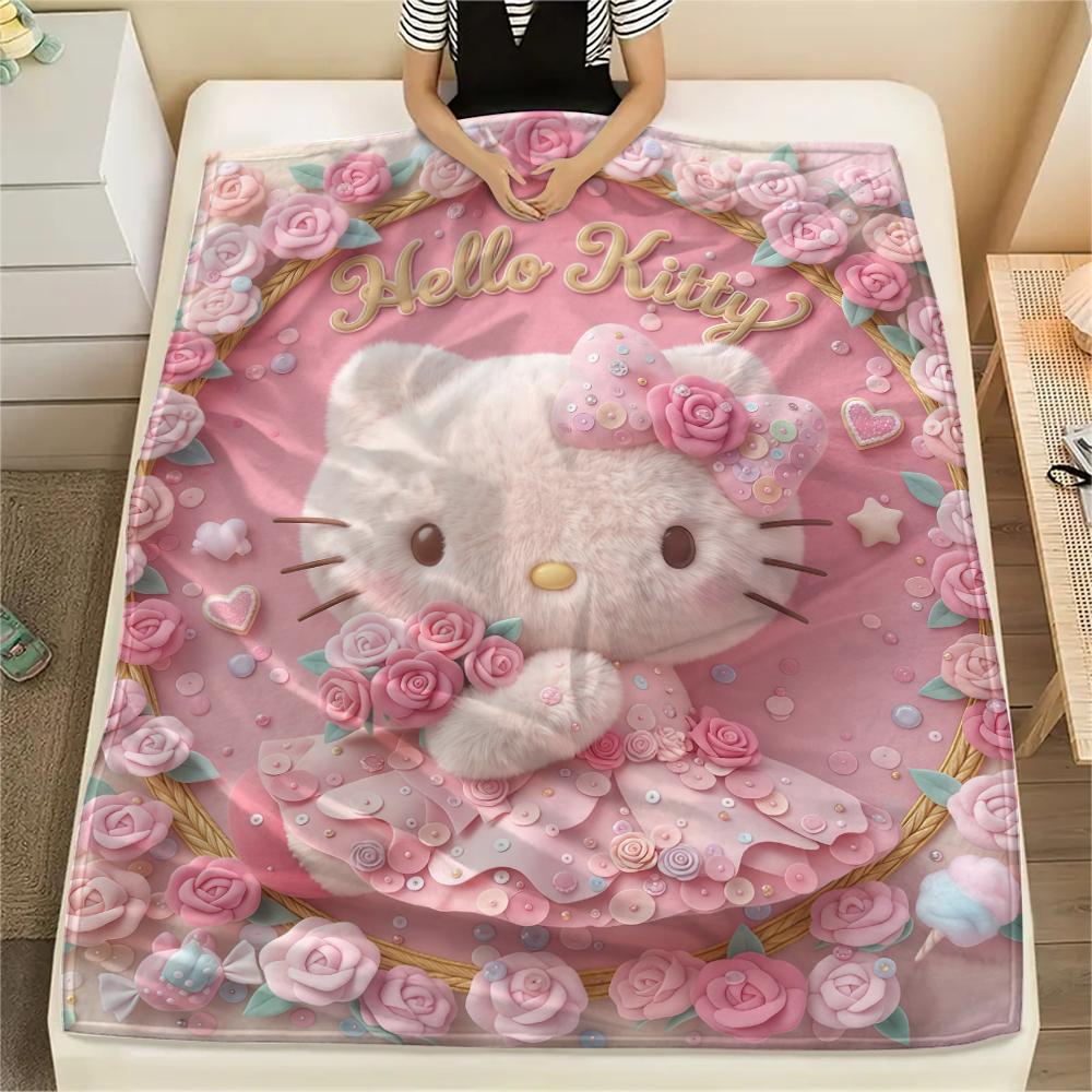 1 шт. Розовое фланелевое одеяло Hello Kitty с принтом, Высококачественное, Для всех сезонов, Декор для дома, Тепло и комфорт, Идеально для рождественских подарков 80cm x 120cm
1 шт. Розовое фланелевое одеяло Hello Kitty с принтом, Высококачественное, Для всех сезонов, Декор для дома, Тепло и комфорт, Идеально для рождественских подарков 80cm x 120cm