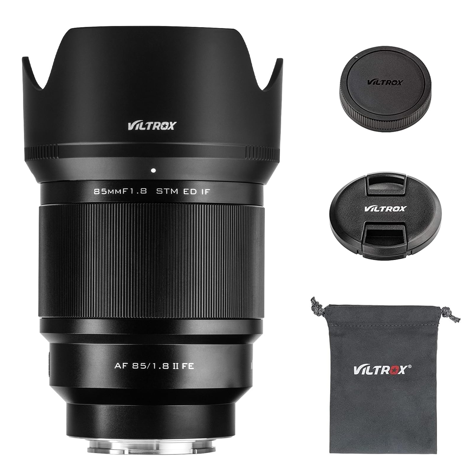 VILTROX AF 85mm II FE Однофокусний середньотелеоб єктив Змінний об єктив для Sony E mount Автофокус Малий та легкий Eye AF Велика діафрагма
VILTROX AF 85mm II FE Однофокусний середньотелеоб єктив Змінний об єктив для Sony E mount Автофокус Малий та легкий Eye AF Велика діафрагма