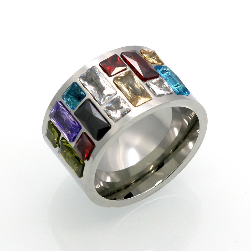 Multicolor Crystal For Women Anel 316L Stainless Steel Wedding Rings Female Rainbow Color Stone Anillo Jewelry 10 срібний
Multicolor Crystal For Women Anel 316L Stainless Steel Wedding Rings Female Rainbow Color Stone Anillo Jewelry 10 срібний