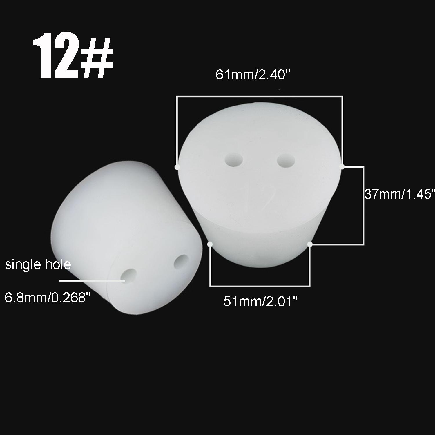 1pcs Silicon Rubber Stopper, White Tapered Lab Seal Silicon Stoppers Rubber Plugs 4# / 5# / 6# / 7# / 8# / 9# / 10# / 11# / 12# 12#
1pcs Silicon Rubber Stopper, White Tapered Lab Seal Silicon Stoppers Rubber Plugs 4# / 5# / 6# / 7# / 8# / 9# / 10# / 11# / 12# 12#