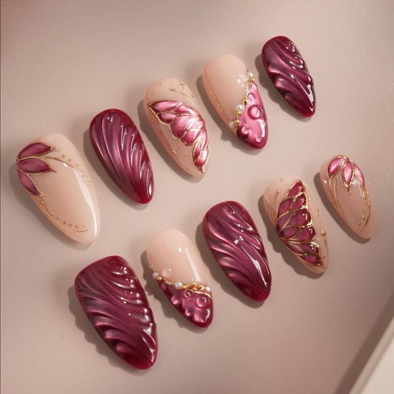 30pcs Cat Eye Apricot 3D Bow French Manicure Nail Tips Finished Strip (Three Sets with Full Rhinestones)
30pcs Cat Eye Apricot 3D Bow French Manicure Nail Tips Finished Strip (Three Sets with Full Rhinestones)