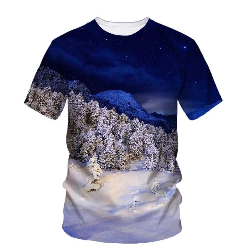 Новые модные зимние футболки с рисунком пейзажей для мужчин, повседневные трендовые мужские футболки большого размера с круглым вырезом и короткими рукавами с принтом 6XL
Новые модные зимние футболки с рисунком пейзажей для мужчин, повседневные трендовые мужские футболки большого размера с круглым вырезом и короткими рукавами с принтом 6XL