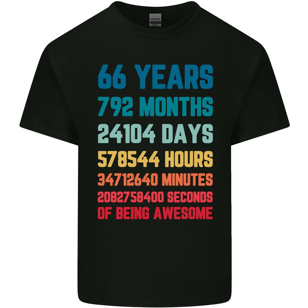 66th Birthday 66 Year Old Mens Light Cotton T-Shirt Unisex T-Shirt S
66th Birthday 66 Year Old Mens Light Cotton T-Shirt Unisex T-Shirt S