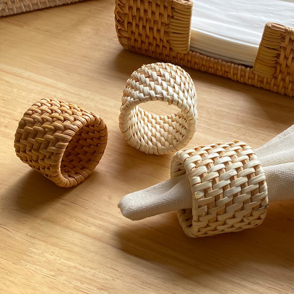 Rattan Napkin Ring Paper Towel Ring Mouth Ring Square Towel Ring Woven Napkin Buckle Family Restaurant New Year Table Decoration
Rattan Napkin Ring Paper Towel Ring Mouth Ring Square Towel Ring Woven Napkin Buckle Family Restaurant New Year Table Decoration