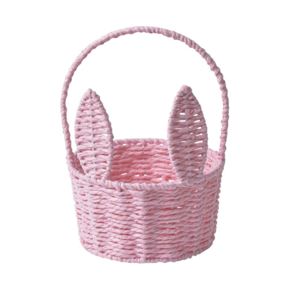 Cartoon Rabbit Ear Storage Basket Handmade Multifunctional Egg Gathering Ornaments with Handle Woven Basket Easter Festival Gift розовый
Cartoon Rabbit Ear Storage Basket Handmade Multifunctional Egg Gathering Ornaments with Handle Woven Basket Easter Festival Gift розовый
