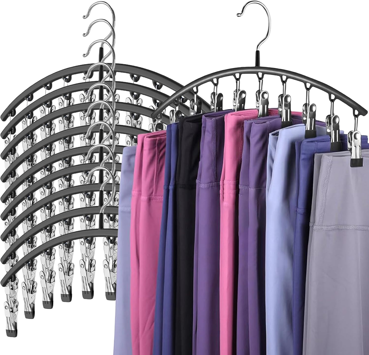 1/2/3PCS Legging Organizer for Closet, Pants Hangers with10 Clips Holds Space Saving Hanging Closet Organizer 1PCS розовый
1/2/3PCS Legging Organizer for Closet, Pants Hangers with10 Clips Holds Space Saving Hanging Closet Organizer 1PCS розовый