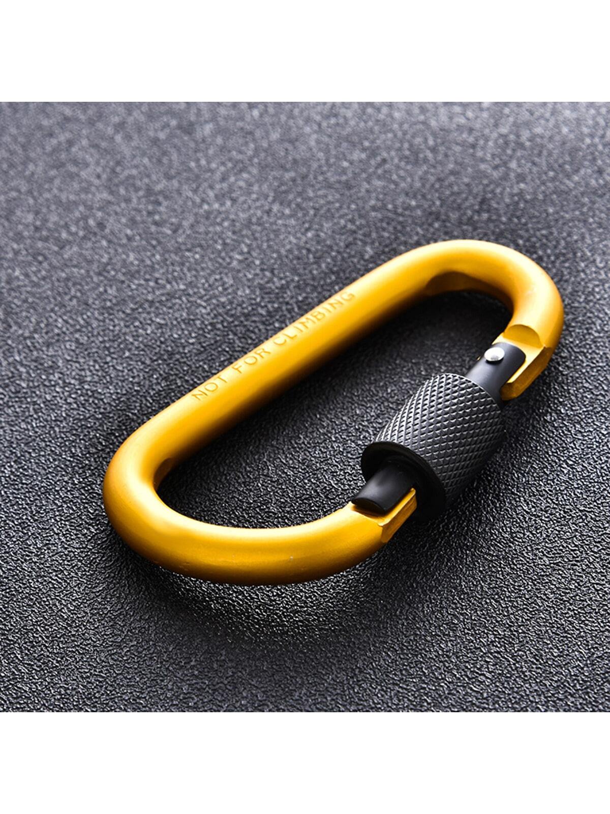 Aluminum Alloy D‑Ring Buckle with Lock Outdoor Hanging Buckle Backpack Quick Release Buckle Size 8 жовтий
Aluminum Alloy D‑Ring Buckle with Lock Outdoor Hanging Buckle Backpack Quick Release Buckle Size 8 жовтий