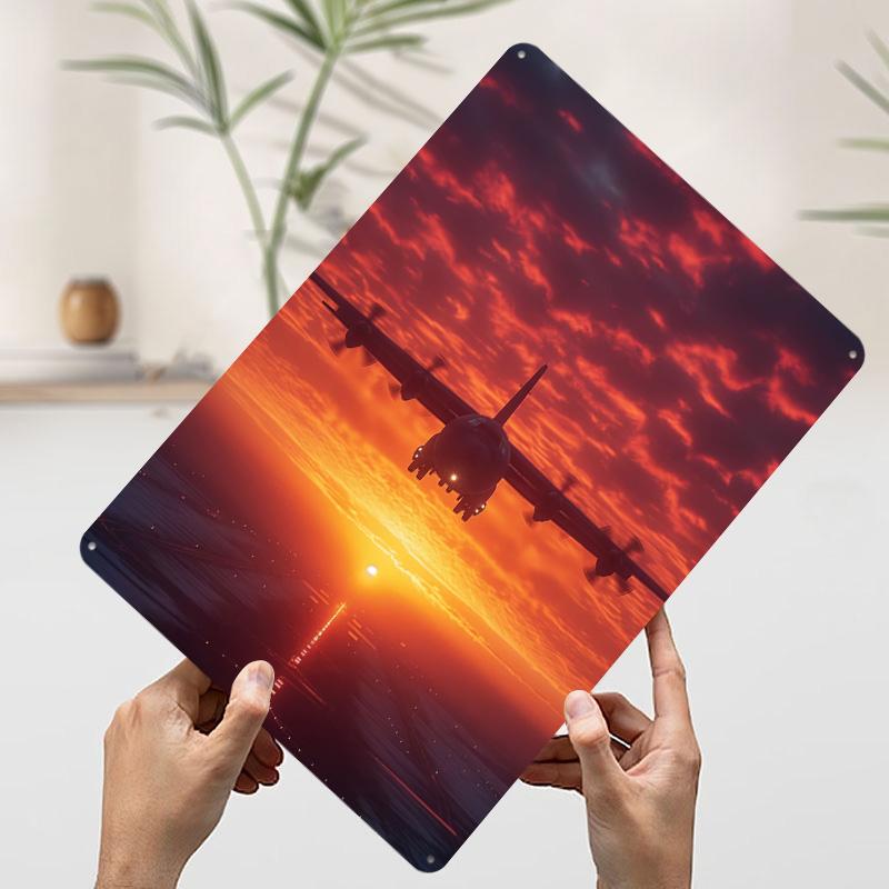 Airplane At Sky Background Tin Plaque Poster Customized Wall Art Retro Vintage Metal Signs for Man Cave Decoration Bedroom Decor 7.9x11.8In(20x30cm)
Airplane At Sky Background Tin Plaque Poster Customized Wall Art Retro Vintage Metal Signs for Man Cave Decoration Bedroom Decor 7.9x11.8In(20x30cm)