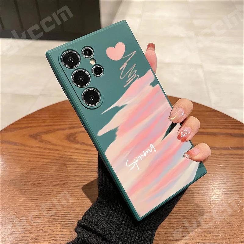 Cute INS Korean Pink Love Heart Phone Case For Samsung Galaxy S24 Ultra S23 Plus S22 S20 FE A73 A72 A71 A55 A54 A51 A50 A35Cover A15 4G
Cute INS Korean Pink Love Heart Phone Case For Samsung Galaxy S24 Ultra S23 Plus S22 S20 FE A73 A72 A71 A55 A54 A51 A50 A35Cover A15 4G
