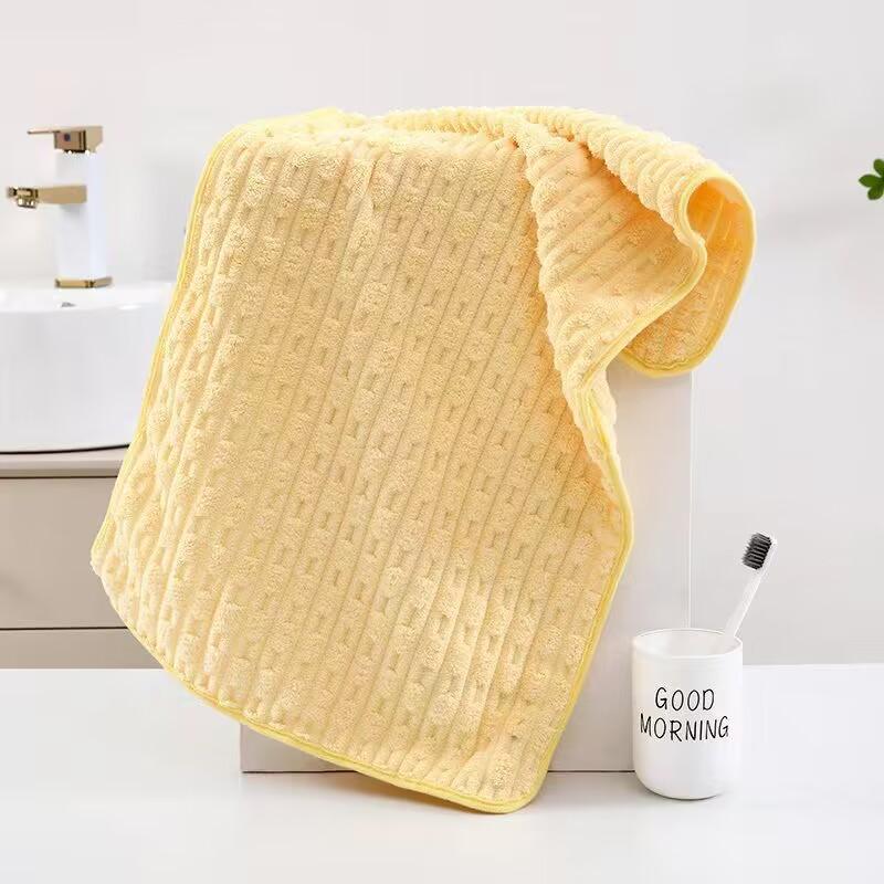 Мягкое и впитывающее полотенце из чистого хлопка, не оставляющее волос, быстросохнущее пляжное полотенце с впитыванием воды, полотенце из кораллового флиса 35 * 75CM жёлтый
Мягкое и впитывающее полотенце из чистого хлопка, не оставляющее волос, быстросохнущее пляжное полотенце с впитыванием воды, полотенце из кораллового флиса 35 * 75CM жёлтый