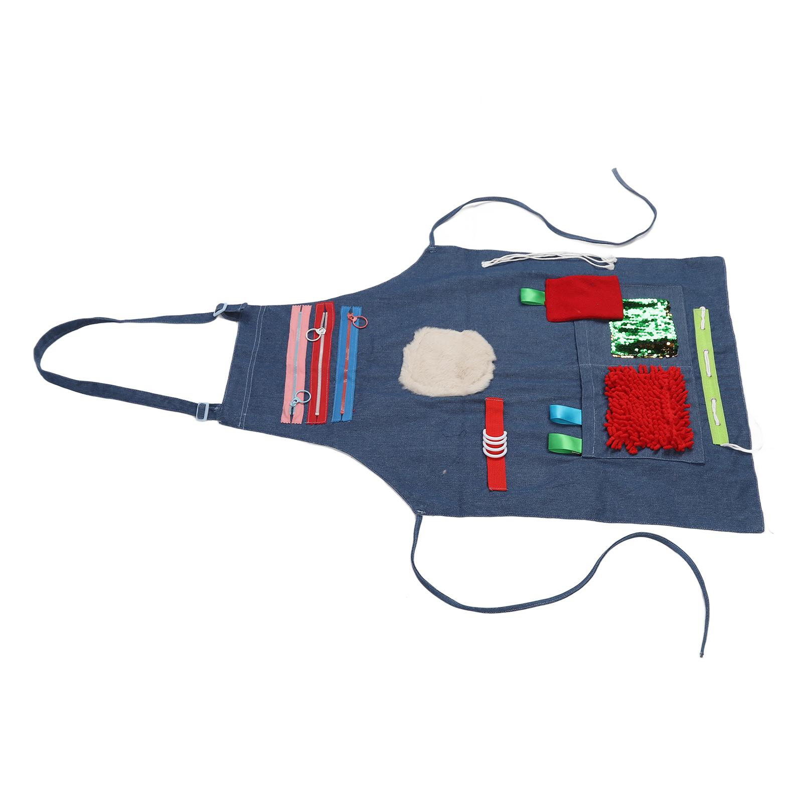 Elderly Sensory Activities Apron Dementia Sensory Games Stress Relief Unisex Apron for Dementia Alzheimers
Elderly Sensory Activities Apron Dementia Sensory Games Stress Relief Unisex Apron for Dementia Alzheimers