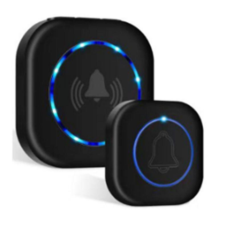 Wireless Doorbell 260M Waterproof Remote Control With 4 Volume Levels Through The Wall Home Welcome Smart Bell-B61B чорний
Wireless Doorbell 260M Waterproof Remote Control With 4 Volume Levels Through The Wall Home Welcome Smart Bell-B61B чорний