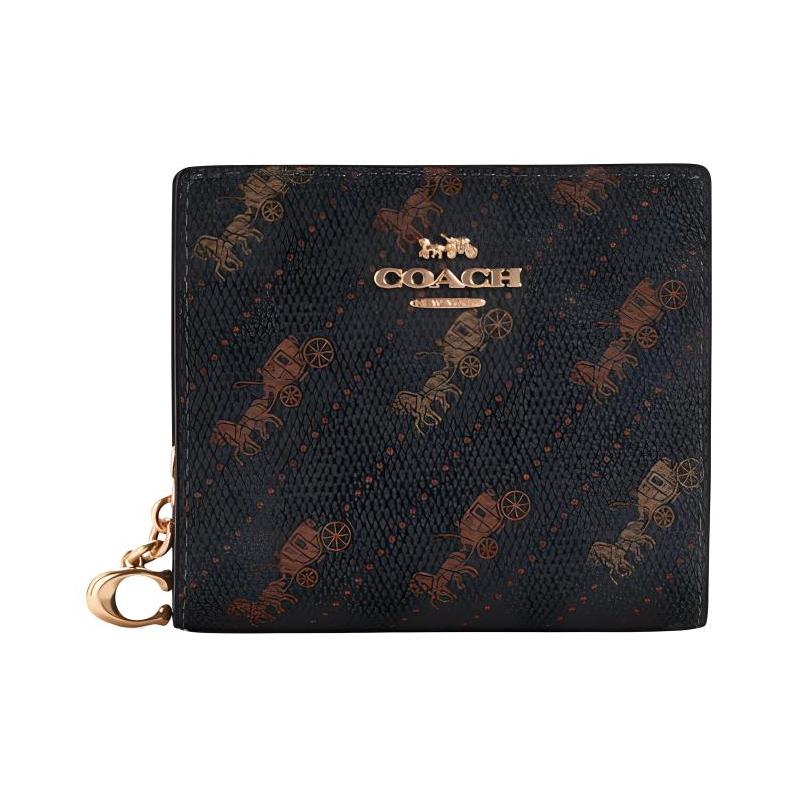 COACH Snap Wallet 11 carriage print zipper snap coated canvas and smooth leather card holder wallet small size women s brown black чёрный
COACH Snap Wallet 11 carriage print zipper snap coated canvas and smooth leather card holder wallet small size women s brown black чёрный