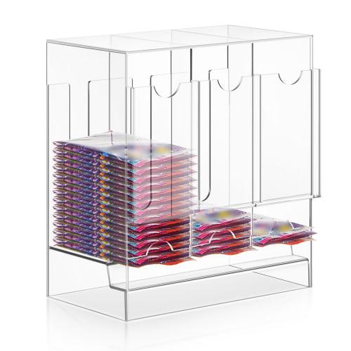 Colingmill Acrylic Booster Pack Dispenser, Card Dispenser Storage and Organizer for Trading Cards, Booster Packs, Sports, and More (3 Slots)
Colingmill Acrylic Booster Pack Dispenser, Card Dispenser Storage and Organizer for Trading Cards, Booster Packs, Sports, and More (3 Slots)