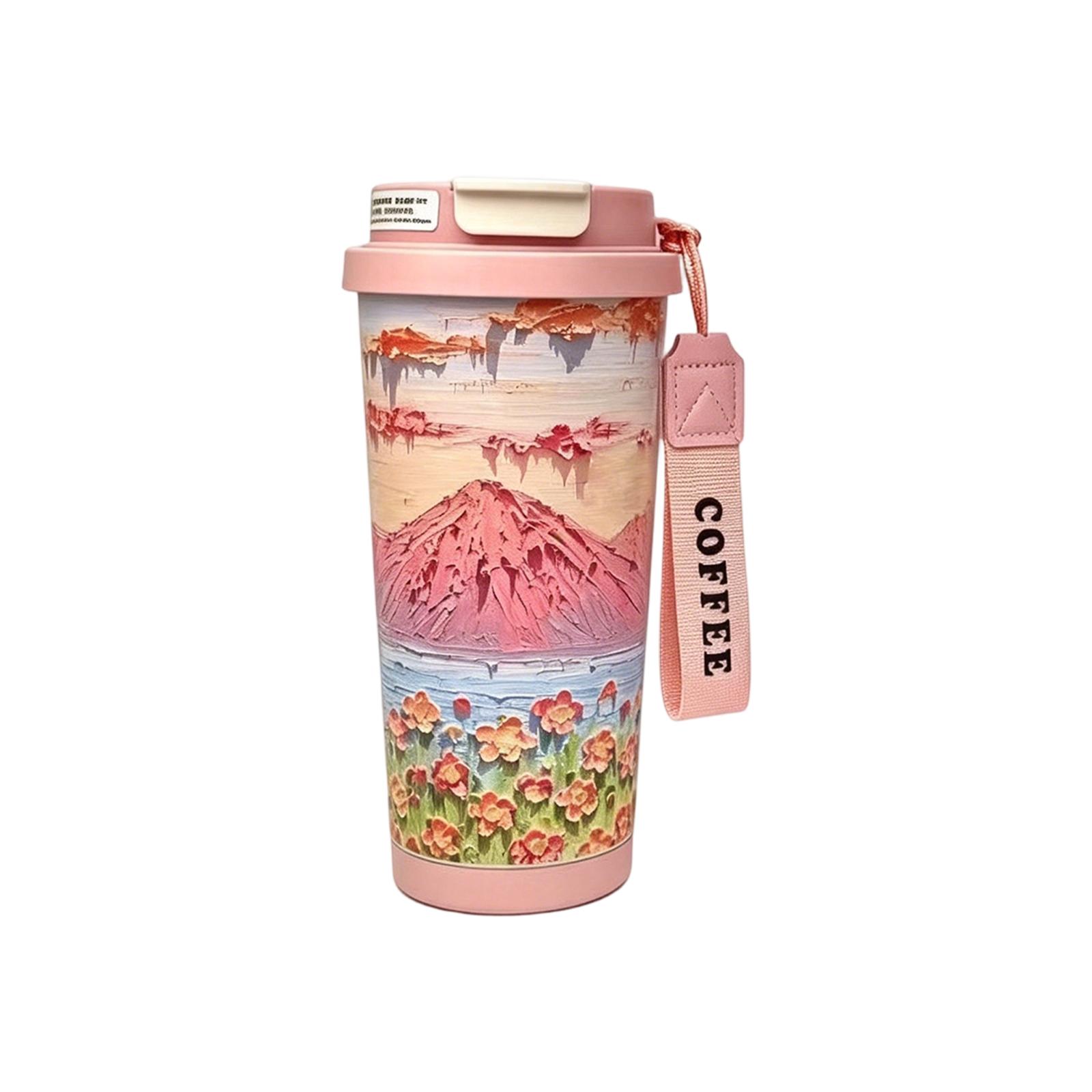 Stainless Steel Vacuum Insulated Travel Mug Portable Large Capacity Thermal Coffee Cup with Leak Proof Lid and Carry Strap for Car and Outdoor Use One Size
Stainless Steel Vacuum Insulated Travel Mug Portable Large Capacity Thermal Coffee Cup with Leak Proof Lid and Carry Strap for Car and Outdoor Use One Size