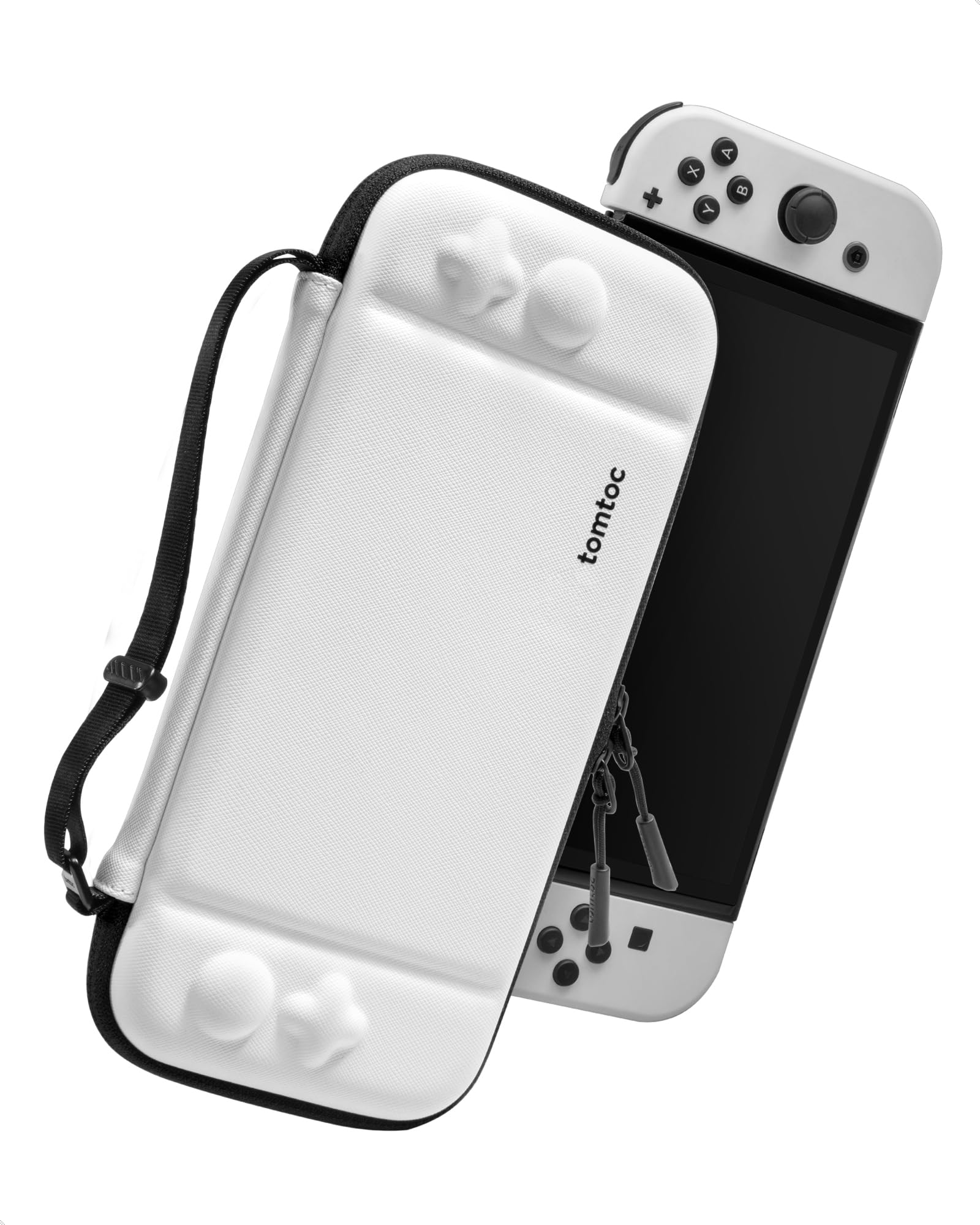 Жесткий чехол tomtoc, совместимый с Nintendo для Switch Organic EL Thin Carrying Drop, вмещает 10 полностью белых Switch, модель, ударопрочный, чехол, протестирован, игры,
Жесткий чехол tomtoc, совместимый с Nintendo для Switch Organic EL Thin Carrying Drop, вмещает 10 полностью белых Switch, модель, ударопрочный, чехол, протестирован, игры,