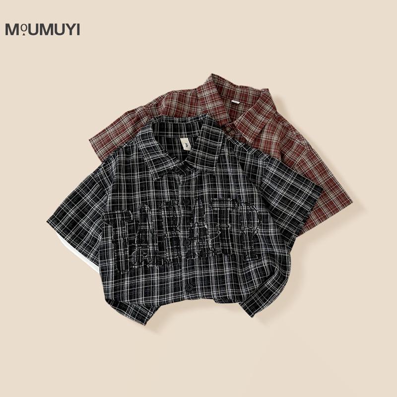 Kids Retro Plaid Loose Half-Sleeve Shirt - 2025 Korean Hong Kong Style Trend 100 cm червоний
Kids Retro Plaid Loose Half-Sleeve Shirt - 2025 Korean Hong Kong Style Trend 100 cm червоний