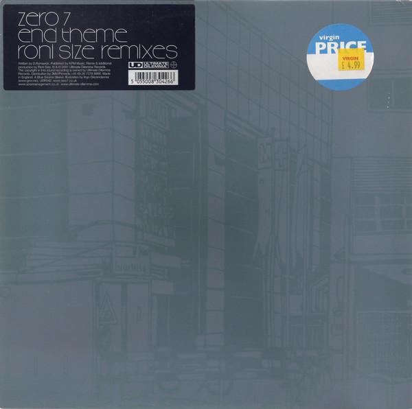 12inch Record ZERO 7 End Theme Roni Size Remixes UDR042 Ultimate Dilemm 2001 UK Dance Electronica Used
12inch Record ZERO 7 End Theme Roni Size Remixes UDR042 Ultimate Dilemm 2001 UK Dance Electronica Used