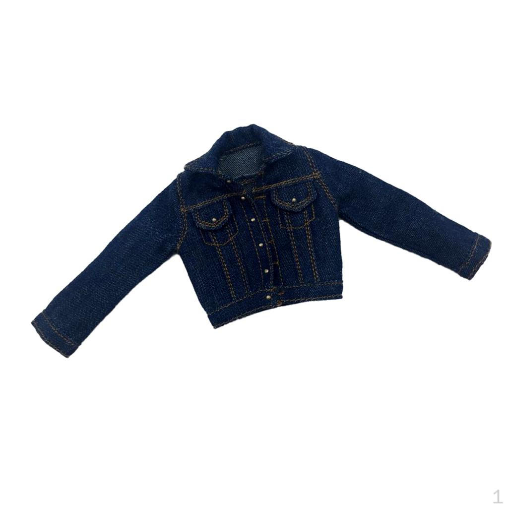 1/6 Female Jean Jacket Coat for 12 INCH Action Figures
1/6 Female Jean Jacket Coat for 12 INCH Action Figures