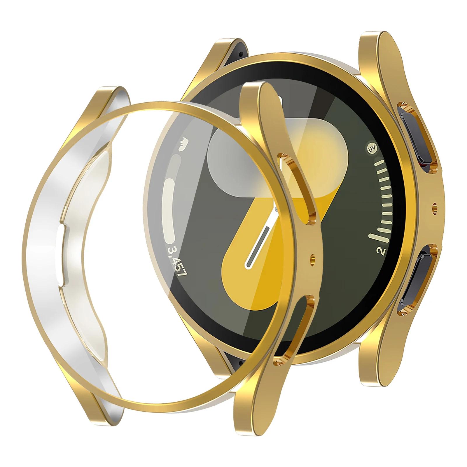 ТПУ чохол для Samsung Galaxy Watch 7 44 мм 40 мм покритий захисним склом для екрану з усіх боків бампера для Galaxy Watch FE 40 мм кришка for Galaxy watch 7 40mm золотий
ТПУ чохол для Samsung Galaxy Watch 7 44 мм 40 мм покритий захисним склом для екрану з усіх боків бампера для Galaxy Watch FE 40 мм кришка for Galaxy watch 7 40mm золотий