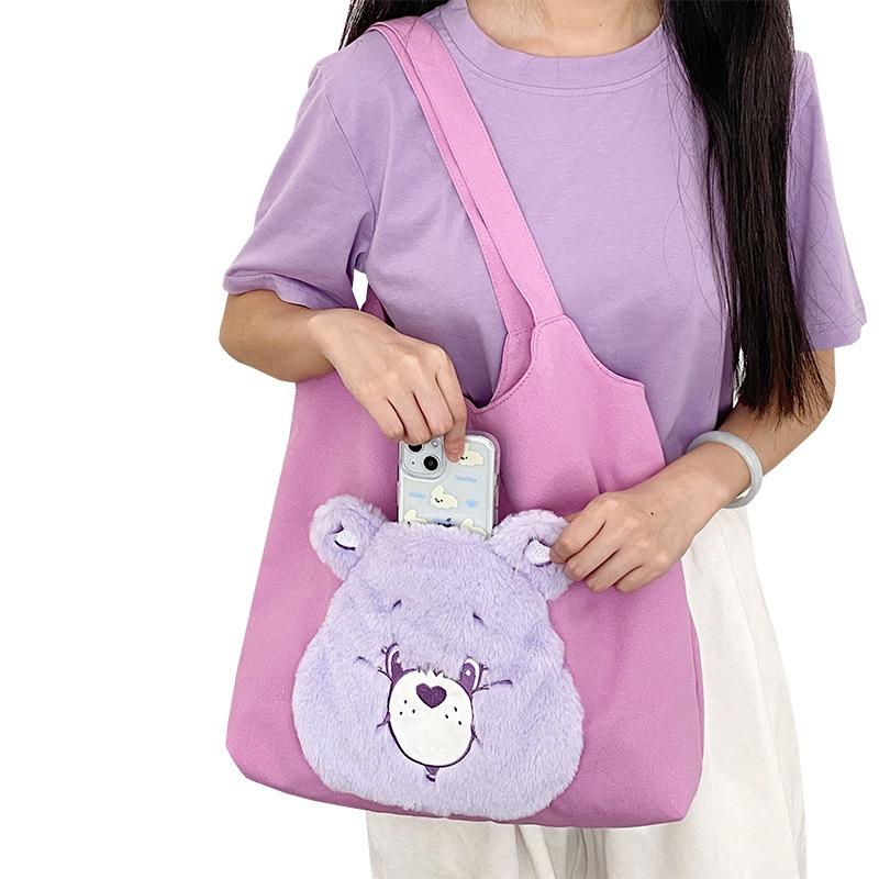 Carebears Canvas Tote Bag Spacious And Stylish For Everyday Use Cute Bear Design фіолетовий
Carebears Canvas Tote Bag Spacious And Stylish For Everyday Use Cute Bear Design фіолетовий