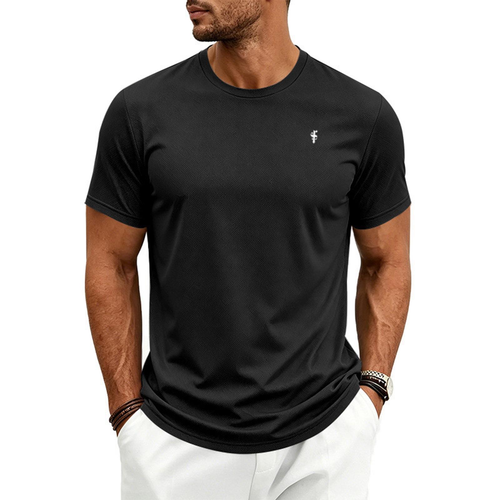 Men s Quick Dry Plus Size Athletic T Shirt with Music Note Print Crew Neck Short Sleeve Lightweight Top XXL чёрный
Men s Quick Dry Plus Size Athletic T Shirt with Music Note Print Crew Neck Short Sleeve Lightweight Top XXL чёрный