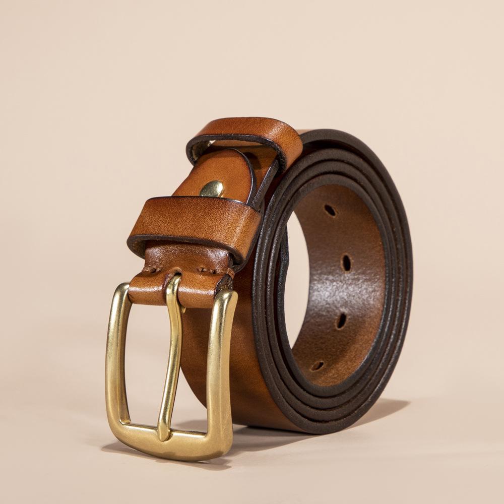 Ремень Scalper первого слоя для мужчин из натуральной кожи в стиле ретро для повседневных брюк 110cm-130cm верблюд
Ремень Scalper первого слоя для мужчин из натуральной кожи в стиле ретро для повседневных брюк 110cm-130cm верблюд