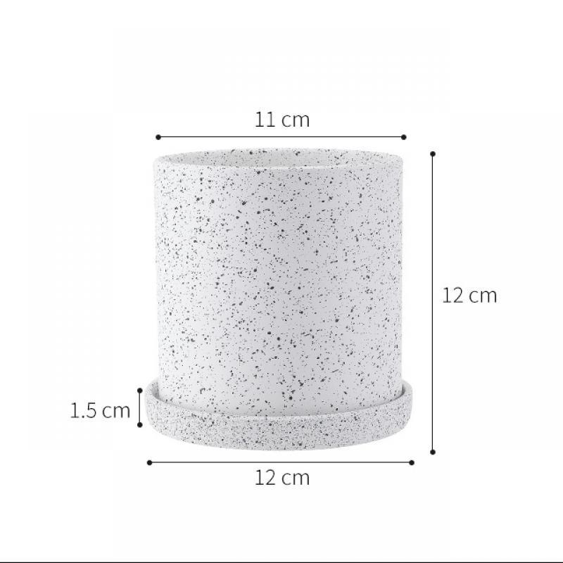 Ceramic Flower Pot With Tray Storage Container Marble Pattern Plant Flowerpot Nordic Pots For Flowers Garden
Ceramic Flower Pot With Tray Storage Container Marble Pattern Plant Flowerpot Nordic Pots For Flowers Garden