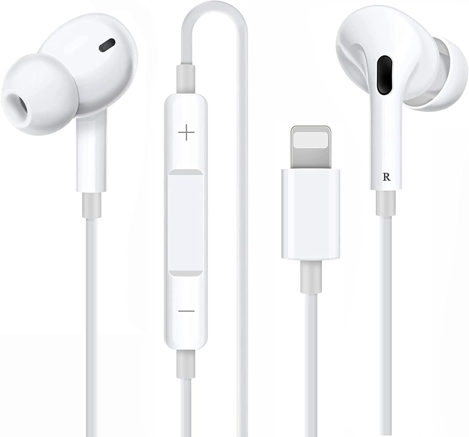 Проводные наушники для iPhone, новая версия MFi Genuine iPhone, совместимые с Lightning, наушники Lightning Easy Connection, стереонаушники с микрофоном белый
Проводные наушники для iPhone, новая версия MFi Genuine iPhone, совместимые с Lightning, наушники Lightning Easy Connection, стереонаушники с микрофоном белый