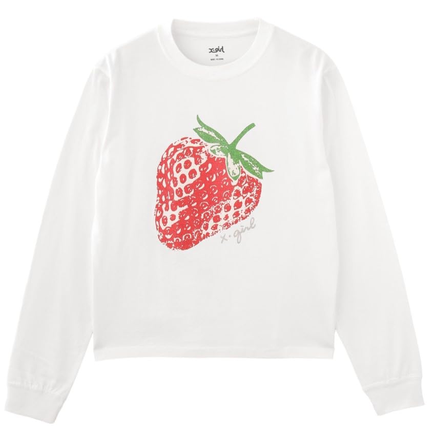 Casual GLITTER STRAWBERRY TEE WHITE X-girl L/S Women s белый
Casual GLITTER STRAWBERRY TEE WHITE X-girl L/S Women s белый