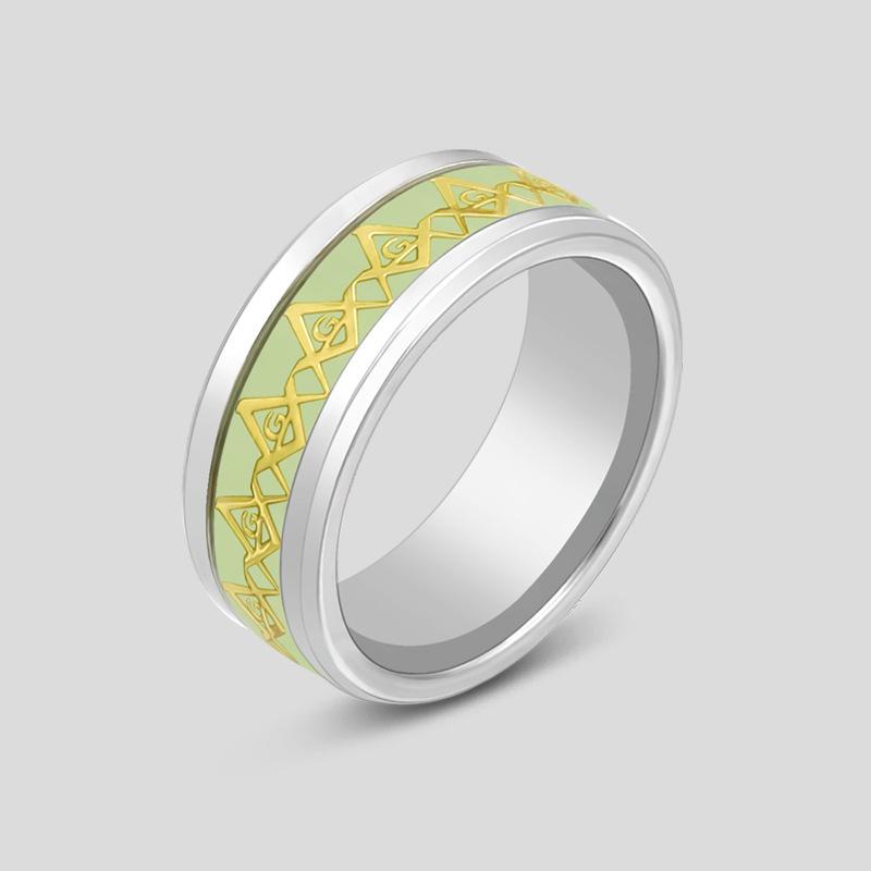 Светящееся в темноте кольцо из нержавеющей стали, персонализированное кольцо из титановой стали для указательного пальца для мужчин, аксессуары для рук 11
Светящееся в темноте кольцо из нержавеющей стали, персонализированное кольцо из титановой стали для указательного пальца для мужчин, аксессуары для рук 11