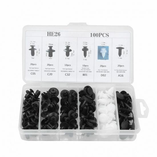 100pcs 10mm Clips RETAINER Fastener Bumper Rivet Fender Push Car Auto Pin Body
100pcs 10mm Clips RETAINER Fastener Bumper Rivet Fender Push Car Auto Pin Body