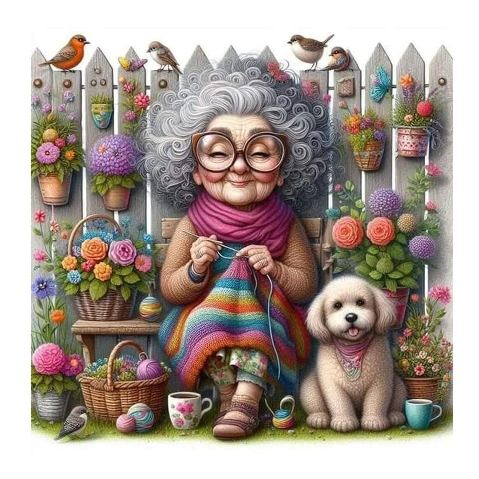Счастливая пожилая леди и домашняя собака 5D DIY Алмазная живопись Смешная бабушка кошка Новые 2025 Наборы для вышивания крестиком Мозаика Алмазная вышивка Искусство Round 20x20cm
Счастливая пожилая леди и домашняя собака 5D DIY Алмазная живопись Смешная бабушка кошка Новые 2025 Наборы для вышивания крестиком Мозаика Алмазная вышивка Искусство Round 20x20cm