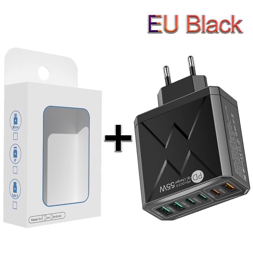 Six-Port Fast Charger with PD55W QC3.0, Multi-USB, EU/US/UK Standards
Six-Port Fast Charger with PD55W QC3.0, Multi-USB, EU/US/UK Standards