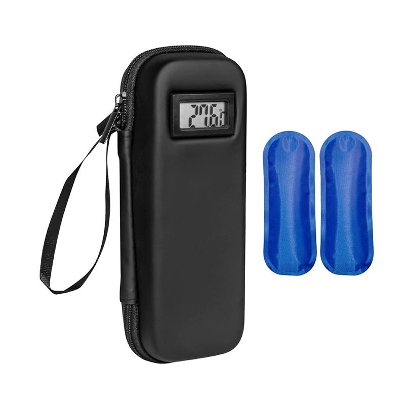 ABWR-For Diabetes Care Insulin Cooler Travel Case Featuring Temperature Display& 2 Reusable Ice Packs
ABWR-For Diabetes Care Insulin Cooler Travel Case Featuring Temperature Display& 2 Reusable Ice Packs