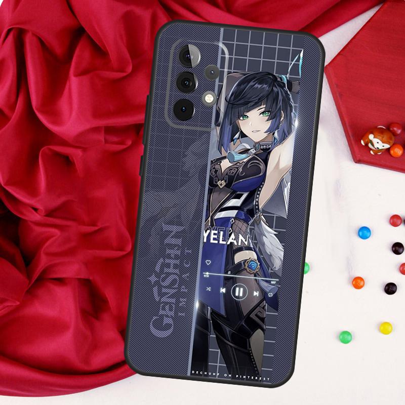 Yelan Genshin Impact For Samsung Galaxy A52 A32 A22 A54 A14 A16 A26 A36 A56 A55 A35 A05 A06 A15 A53 A33 A13 Case For Samsung A56
Yelan Genshin Impact For Samsung Galaxy A52 A32 A22 A54 A14 A16 A26 A36 A56 A55 A35 A05 A06 A15 A53 A33 A13 Case For Samsung A56