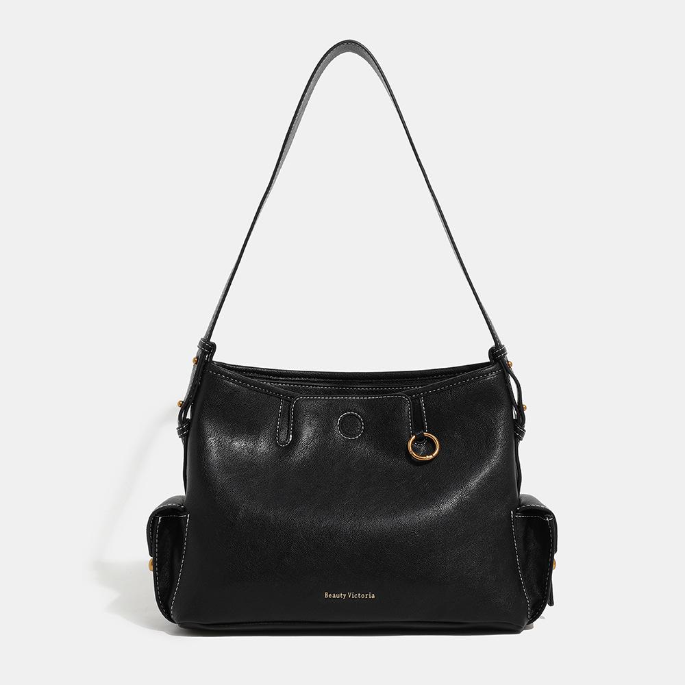 Сумка хобо серии Trace, новая сумка через плечо из кожи растительного дубления чёрный
Сумка хобо серии Trace, новая сумка через плечо из кожи растительного дубления чёрный