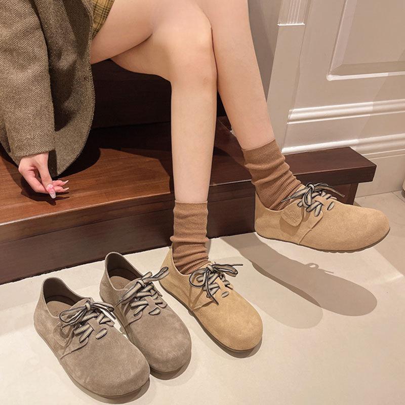Женские туфли Puff All-Inclusive Birkenstock из натуральной кожи, осенние, новые, в стиле ретро, легкие, повседневные туфли на плоской подошве
Женские туфли Puff All-Inclusive Birkenstock из натуральной кожи, осенние, новые, в стиле ретро, легкие, повседневные туфли на плоской подошве