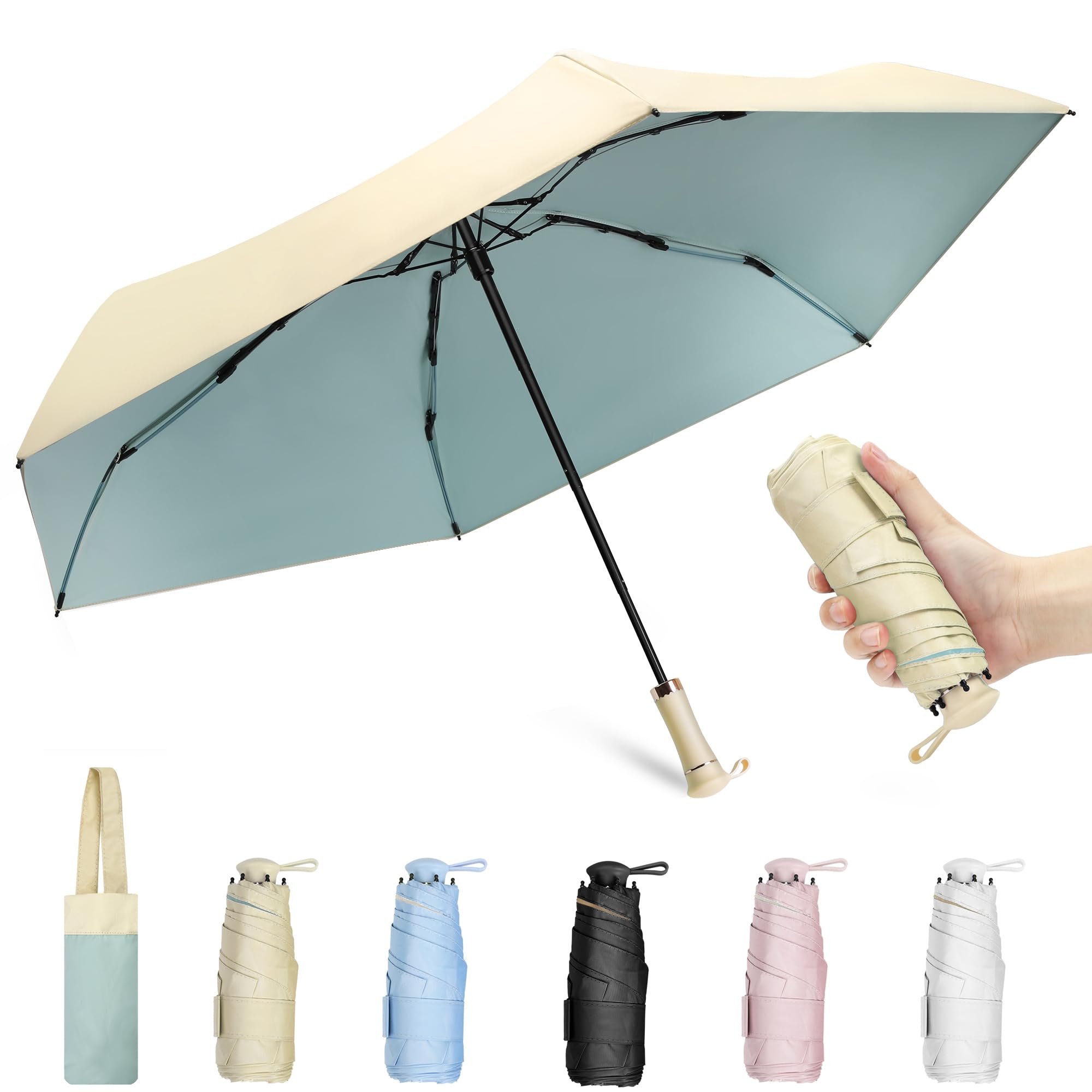 ZOMAKE Складной Ультра Выдвижная Ручка УФ Свет Тепло УФ Для Дождя или Хранения Чехол В Комплекте Зонт, Легкий, Компактный, Дизайн, Защита UPF50+, чёрный
ZOMAKE Складной Ультра Выдвижная Ручка УФ Свет Тепло УФ Для Дождя или Хранения Чехол В Комплекте Зонт, Легкий, Компактный, Дизайн, Защита UPF50+, чёрный