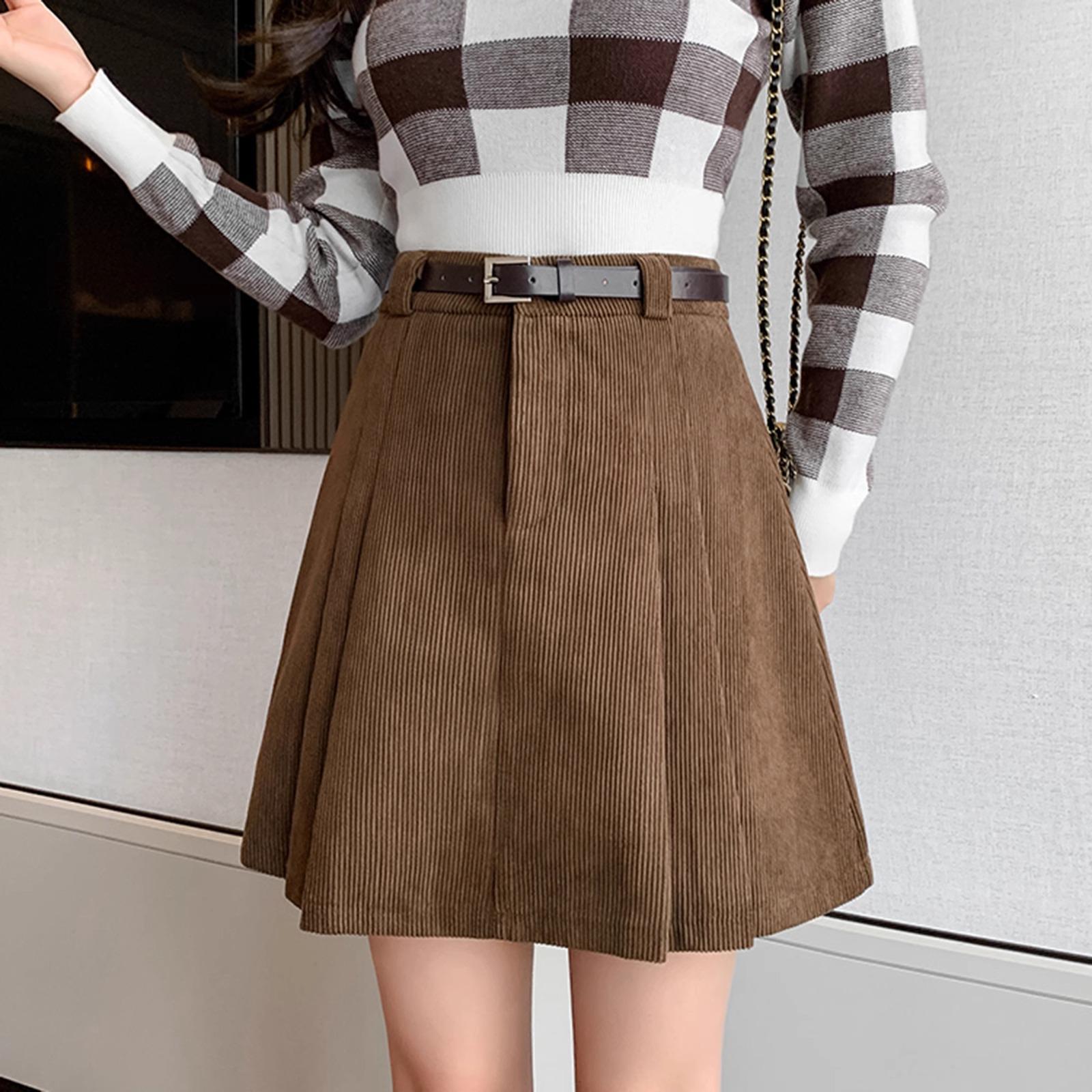 2024 Black High-Waisted Corduroy A-Line Pleated Mini Skirt - Retro Autumn Anti-Exposure Midi. 4XL
2024 Black High-Waisted Corduroy A-Line Pleated Mini Skirt - Retro Autumn Anti-Exposure Midi. 4XL
