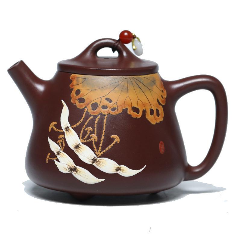 280 мл Знаменитые чайники из фиолетовой глины Исин, ручной работы, высокий каменный чайник-ковш, чайник из сырой руды, глиняный лотос, китайский чайный сервиз «Цзыша», подарки
280 мл Знаменитые чайники из фиолетовой глины Исин, ручной работы, высокий каменный чайник-ковш, чайник из сырой руды, глиняный лотос, китайский чайный сервиз «Цзыша», подарки