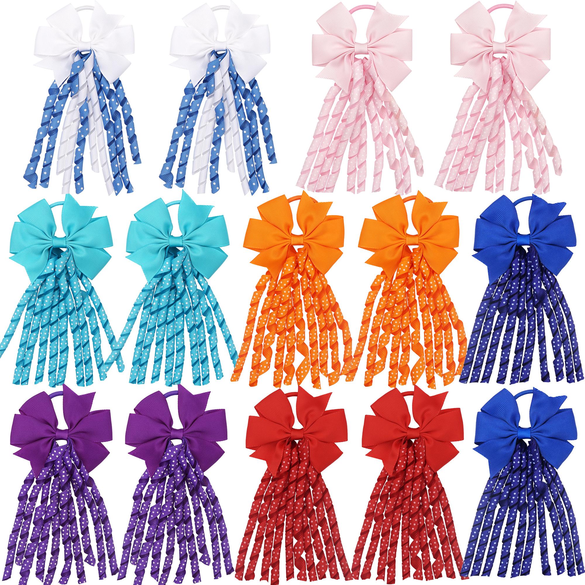 12pcs Ribbon Pigtail Hair Bows Elastic Hair Ties Hair Bands Holders Hair Accessories for Baby Girls Infants Toddler
12pcs Ribbon Pigtail Hair Bows Elastic Hair Ties Hair Bands Holders Hair Accessories for Baby Girls Infants Toddler