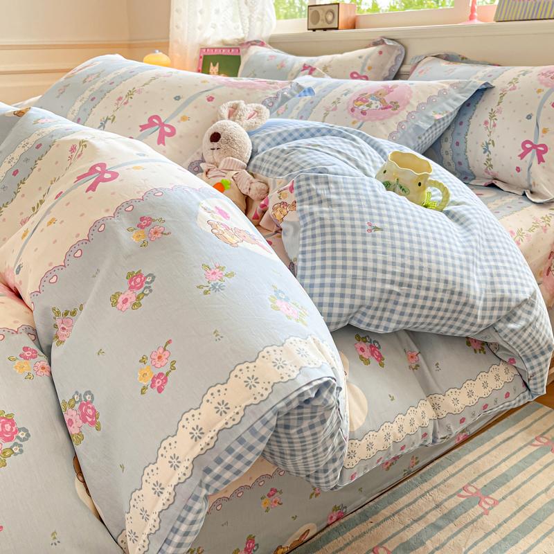 Hotel Quality Duvet Cover Set 100% Cotton- Bedding Set-1 Duvet Cover 2 Pillowcases , Fade Resistant & Breathable,Single Double 135x200cm(53x79 in)
Hotel Quality Duvet Cover Set 100% Cotton- Bedding Set-1 Duvet Cover 2 Pillowcases , Fade Resistant & Breathable,Single Double 135x200cm(53x79 in)