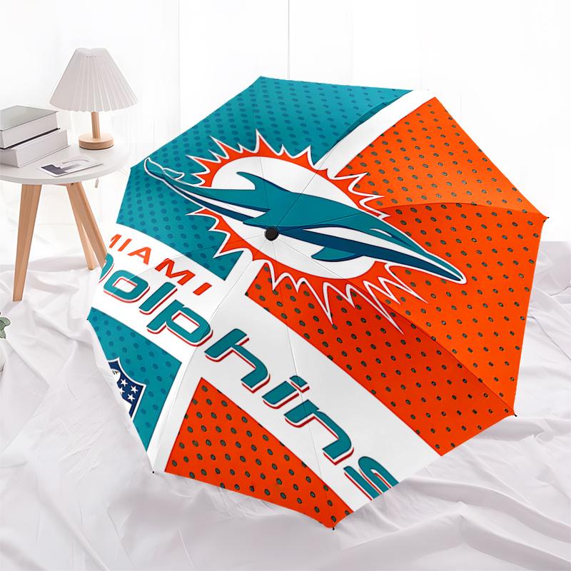Miami Dolphins NFL Automatic Opening Rain Umbrella - Portable 3-Fold Design with 8-Bone Iron Frame, for Fans and Travelers, Ideal Gift for F
Miami Dolphins NFL Automatic Opening Rain Umbrella - Portable 3-Fold Design with 8-Bone Iron Frame, for Fans and Travelers, Ideal Gift for F