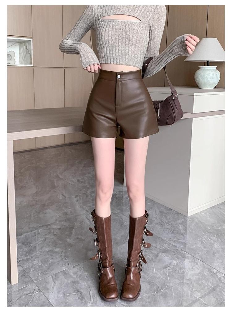 Women s Early Fall Winter 2026 High Waisted A-Line Petite Outer Wear PU Leather Wide Leg Shorts Mini Shorts Versatile Slim Fit Hot Pants 4XL темно-коричневого кольору
Women s Early Fall Winter 2026 High Waisted A-Line Petite Outer Wear PU Leather Wide Leg Shorts Mini Shorts Versatile Slim Fit Hot Pants 4XL темно-коричневого кольору
